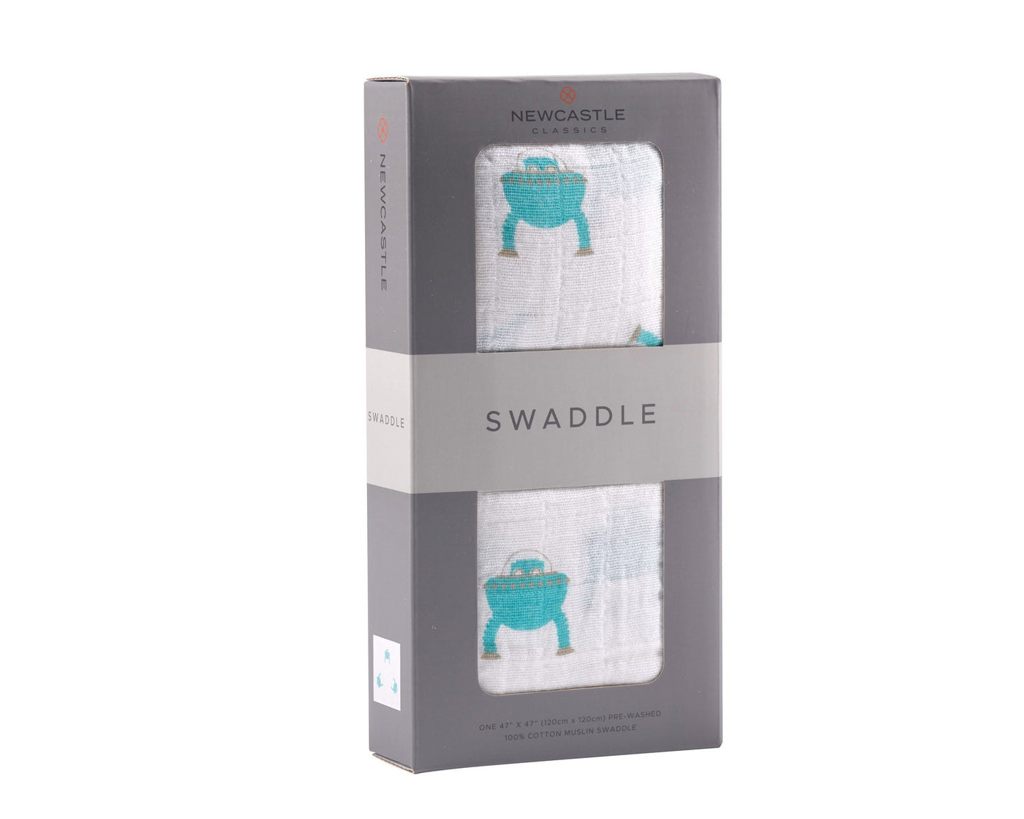Space Robot Cotton Muslin Swaddle
