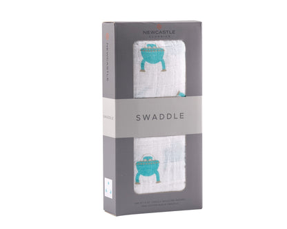 Space Robot Cotton Muslin Swaddle