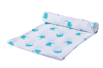 Space Robot Cotton Muslin Swaddle