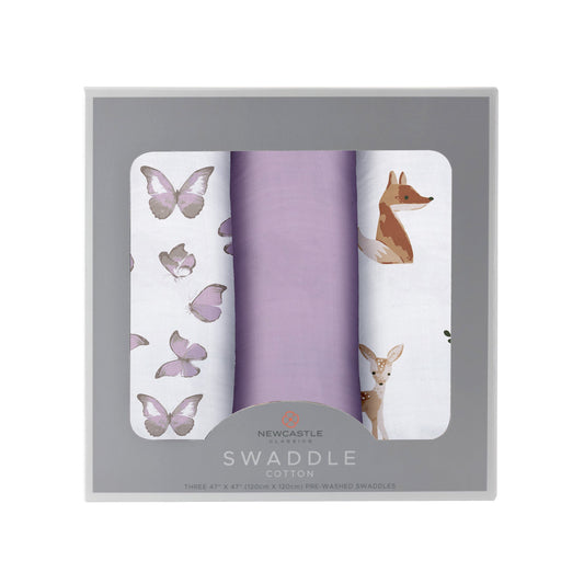 Winsome Butterfly Swaddle 3 Pack