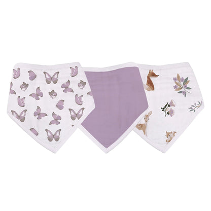 Winsome Butterflies Cotton Bandana Bibs