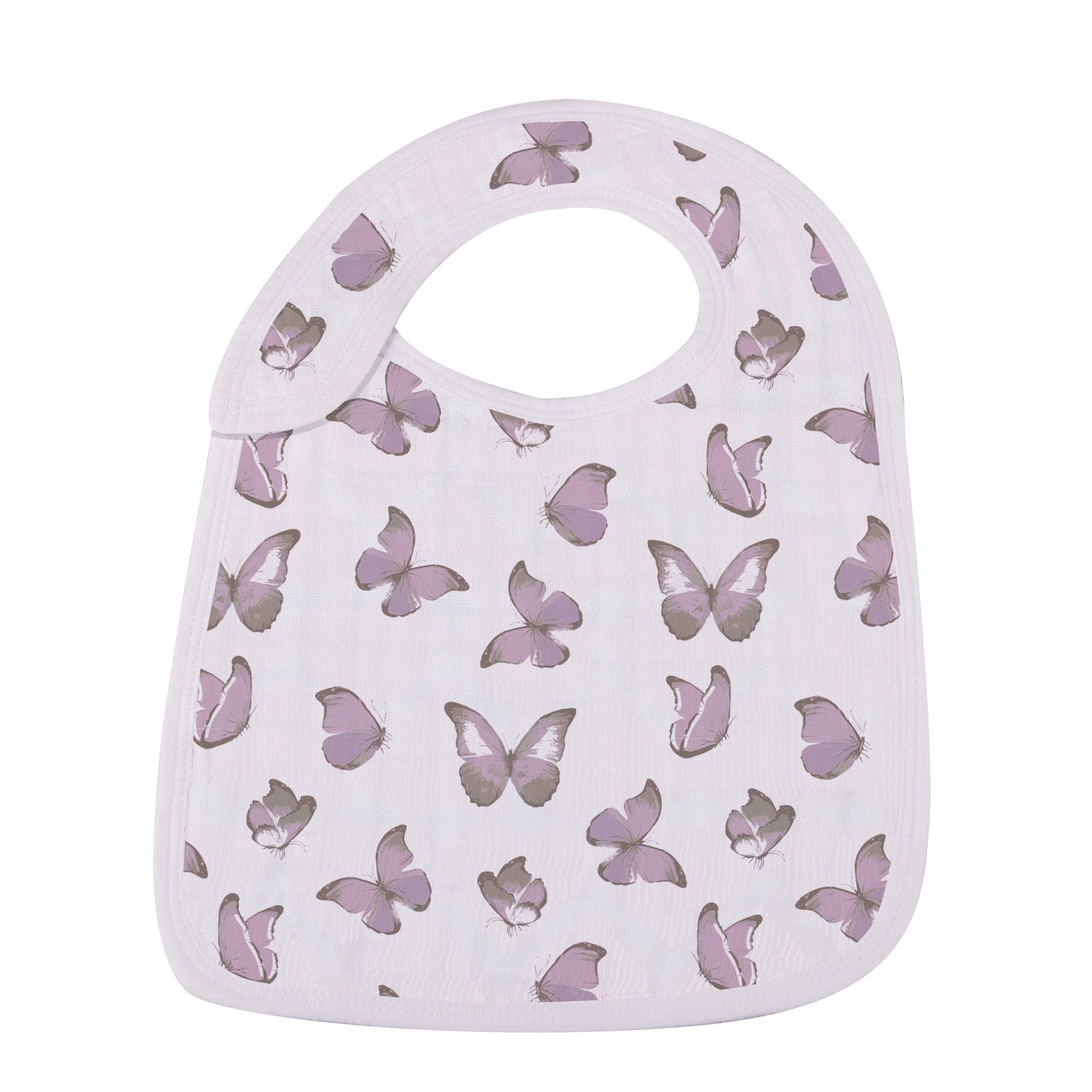 Winsome Butterflies Snap Bibs Set