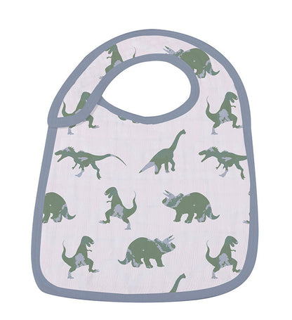 Rough Terrain Dinosaur Cotton Snap Bibs