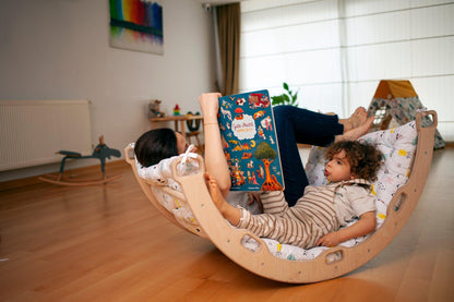 Climbing Arch with Flamingo Pillow | Montessori Play Set