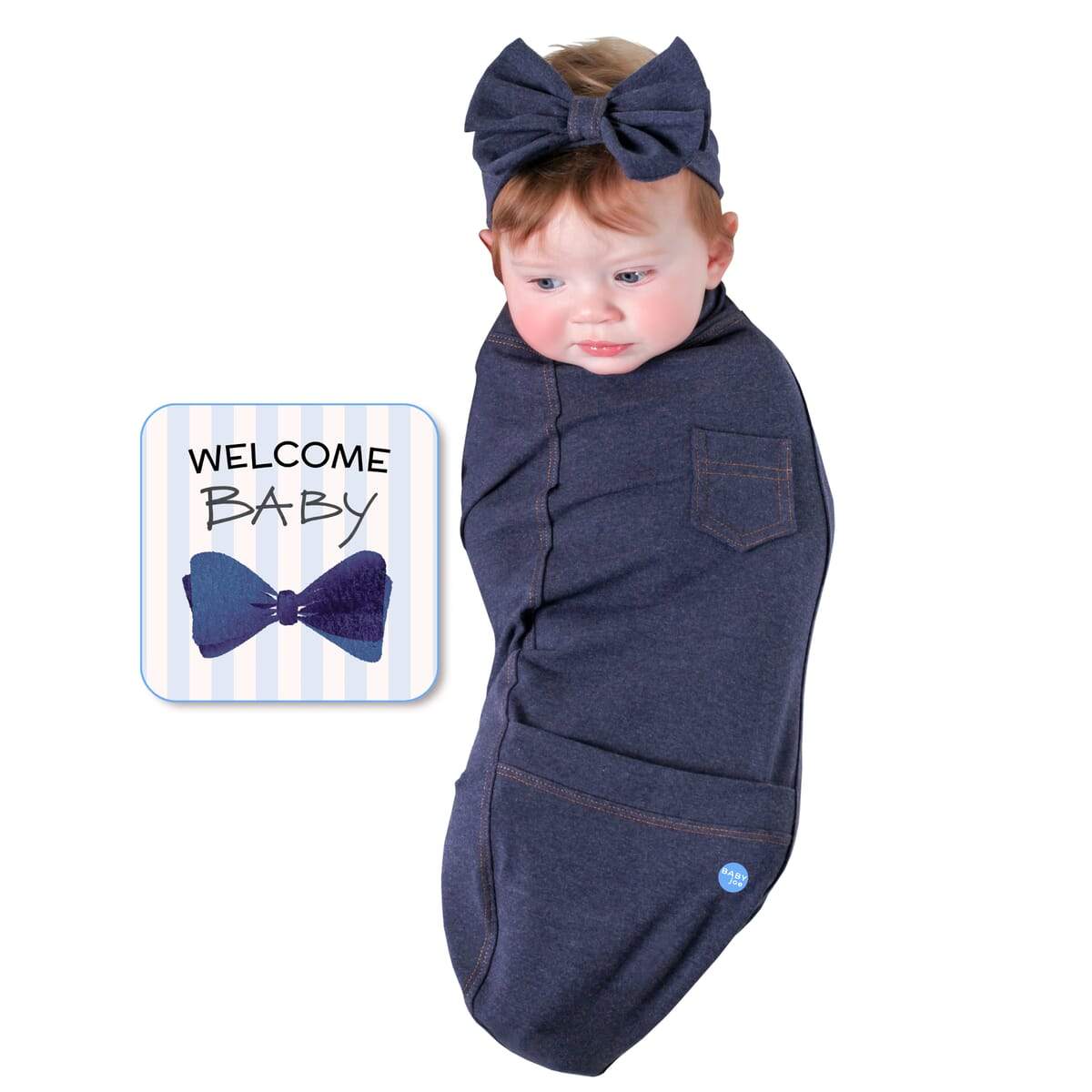 BABYjoe Blue Jean Newborn Photography Set