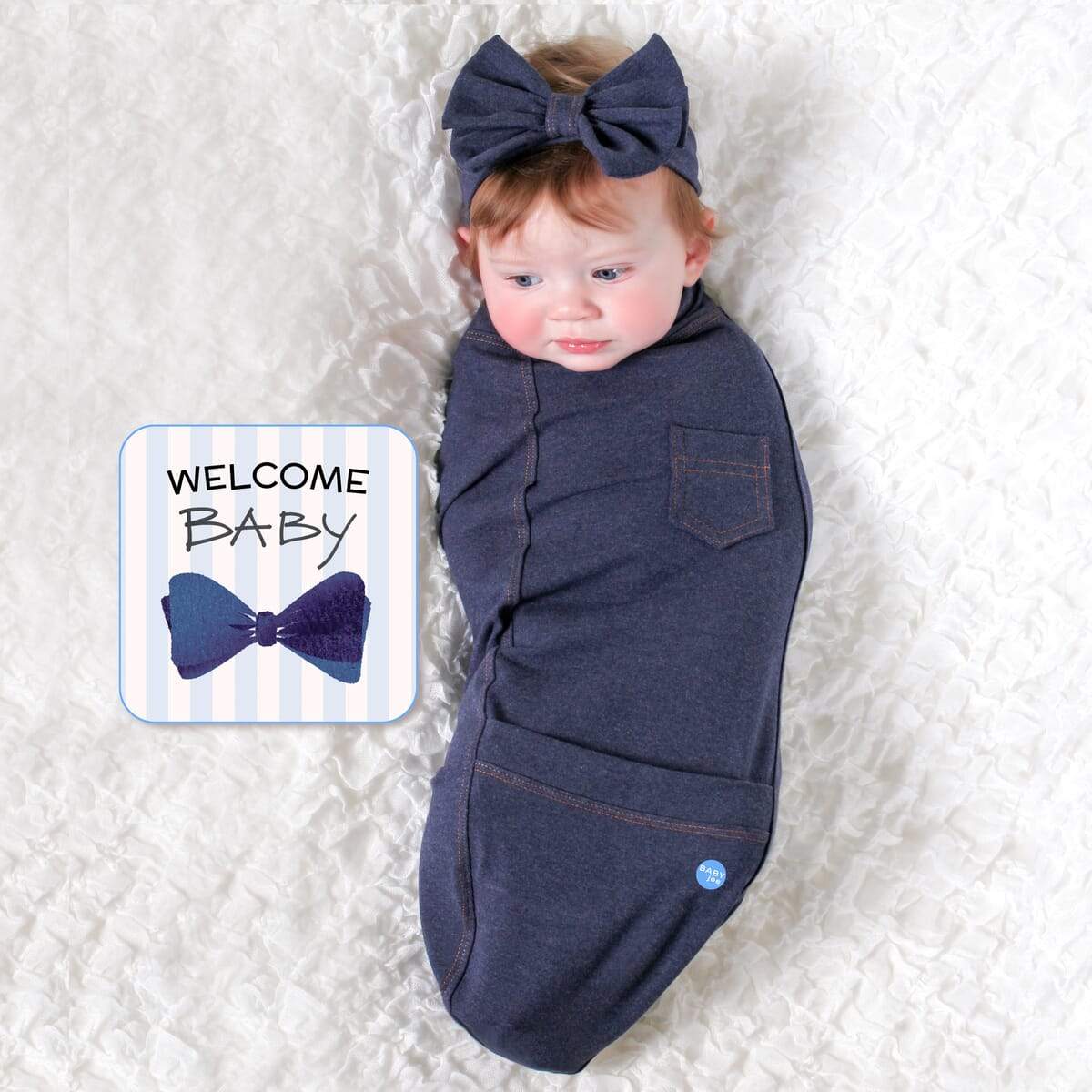 BABYjoe Blue Jean Newborn Photography Set