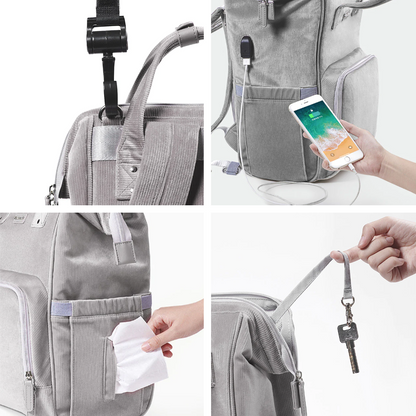 Velvet Diaper Backpack