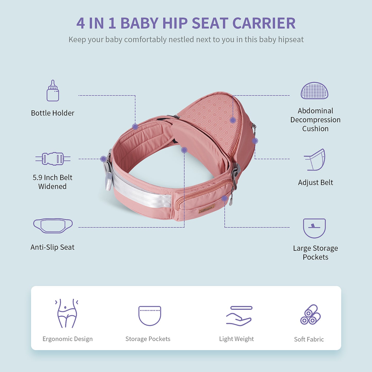 Baby Hipseat Carrier