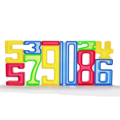 Zummy140-Piece Set of Transparent Number Tiles