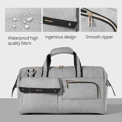 3-in-1 Weekender Travel Diaper Bag
