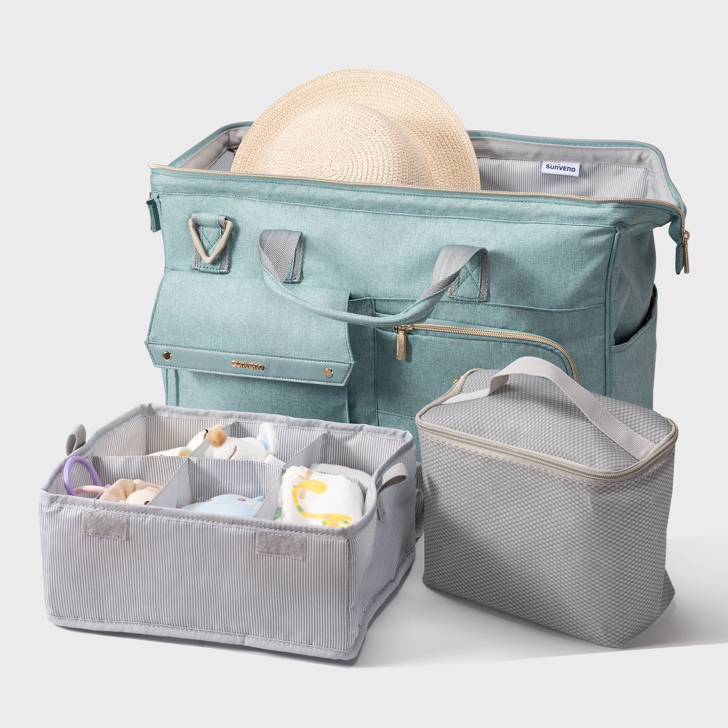 3-in-1 Weekender Travel Diaper Bag