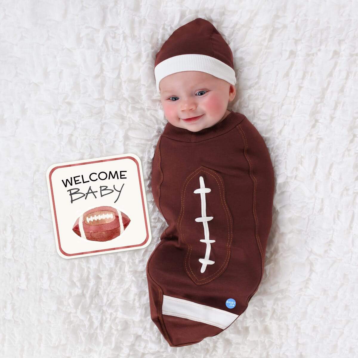 BABYjoe Football Newborn Photography Set