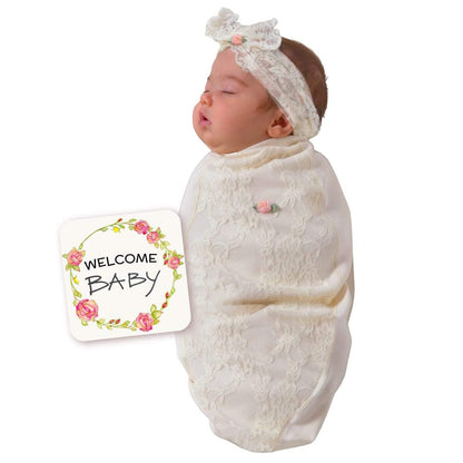 BABYjoe Lace Blossoms Newborn Photography Set