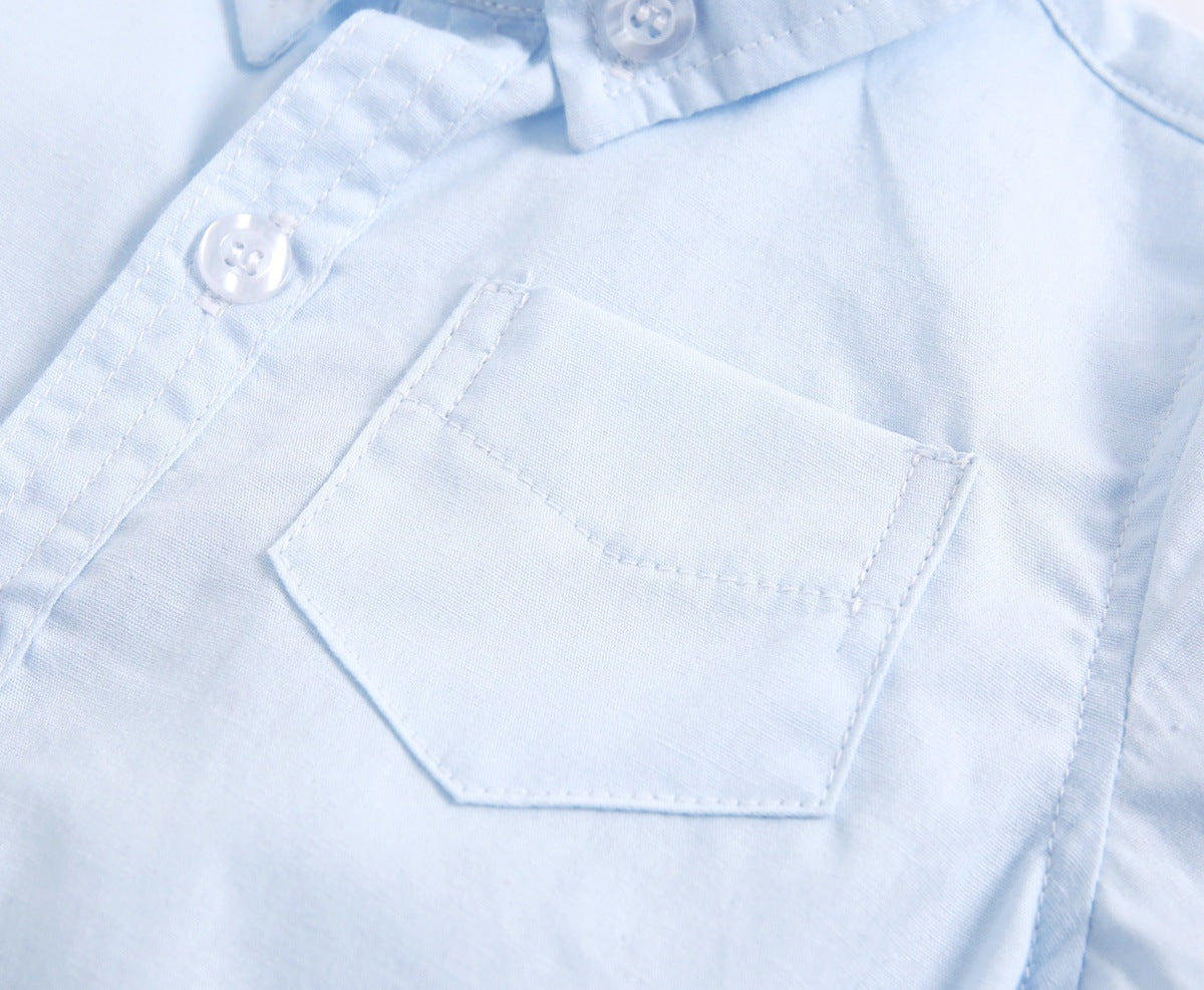 Collared Short-Sleeve Onesir