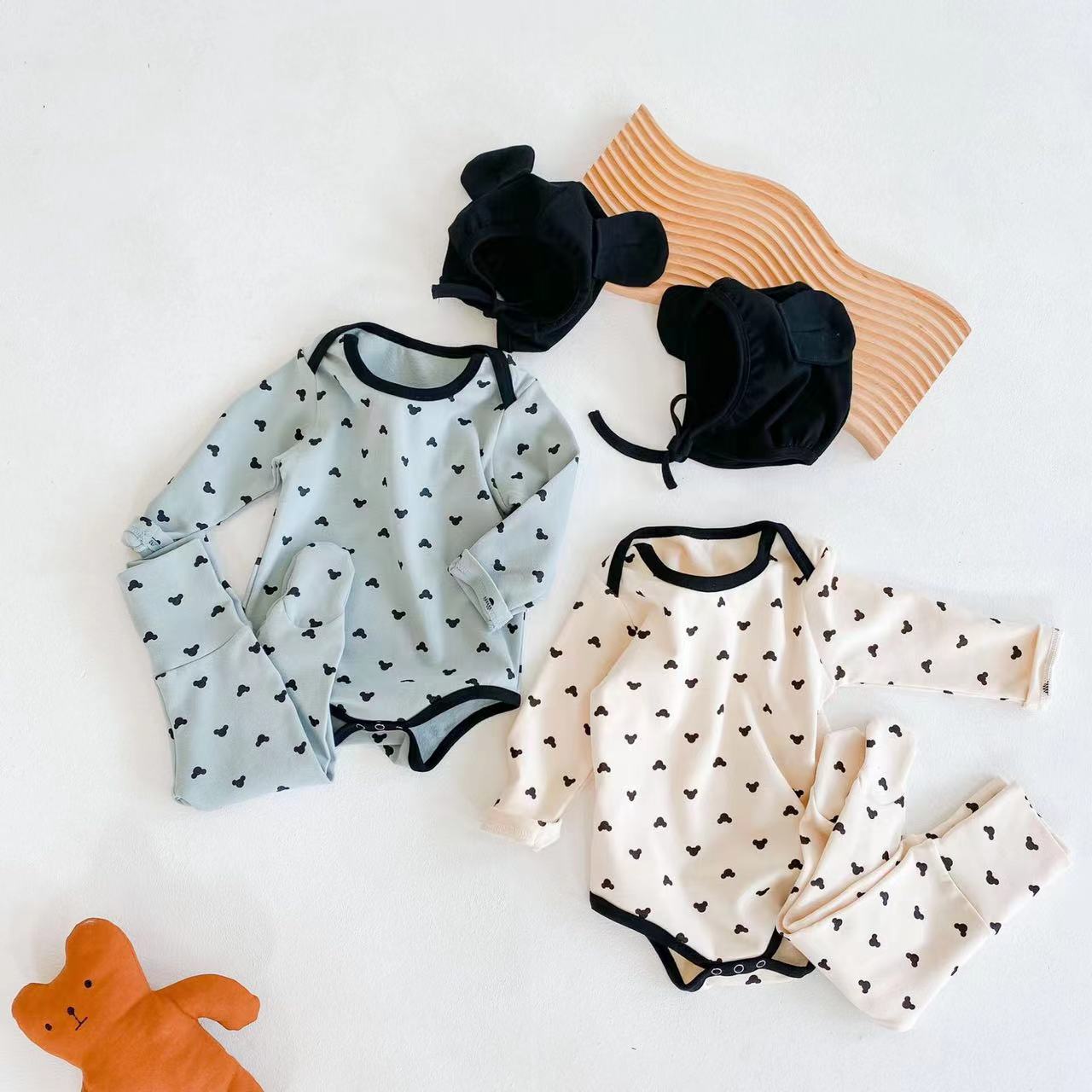 Tiny Hearts Onesie and Pants Set