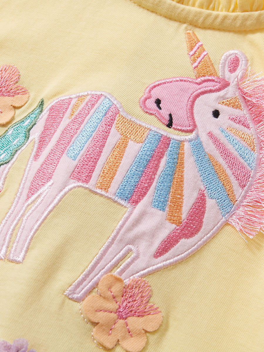 Unicorn Tulle T-Shirt Dress