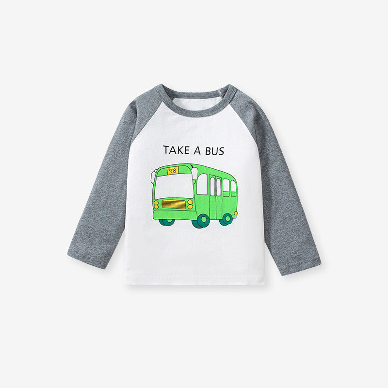 Boys Crew Neck Long Sleeve Tee