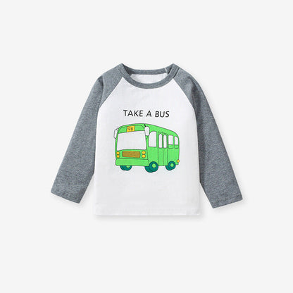 Boys Crew Neck Long Sleeve Tee