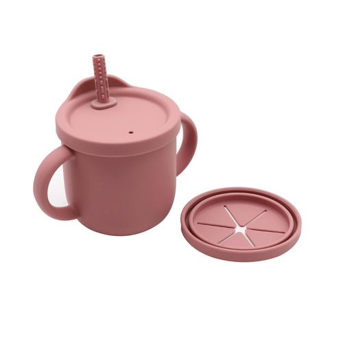 Baby Anti-Drop And Anti-Spill Silicone Drinking Cup