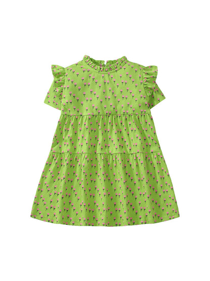 Green Flower Dress