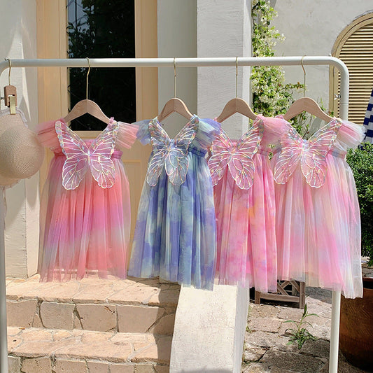 Ombré Butterfly Wings Dress