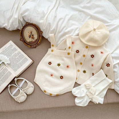 Knitted Cardigan Set