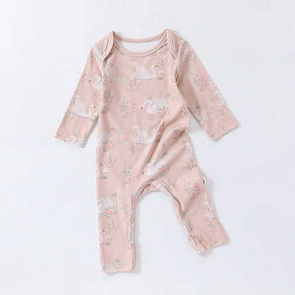 Unisex Animal Long Sleeve Romper