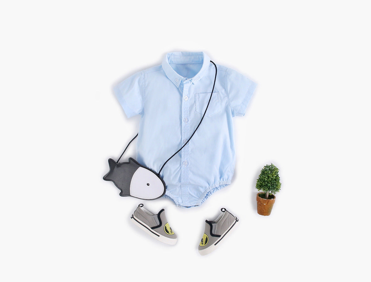 Collared Short-Sleeve Onesir