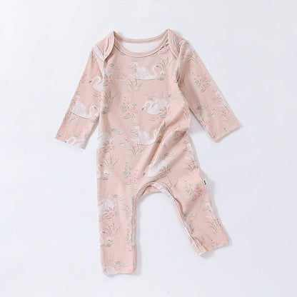 Unisex Animal Long Sleeve Romper