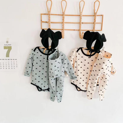 Tiny Hearts Onesie and Pants Set
