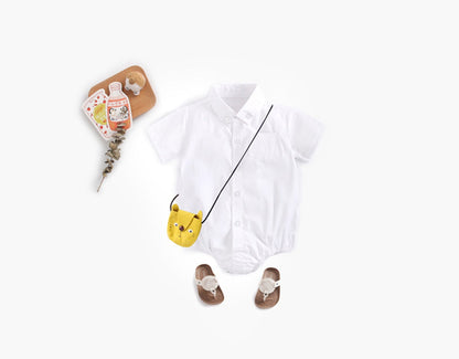 Collared Short-Sleeve Onesir