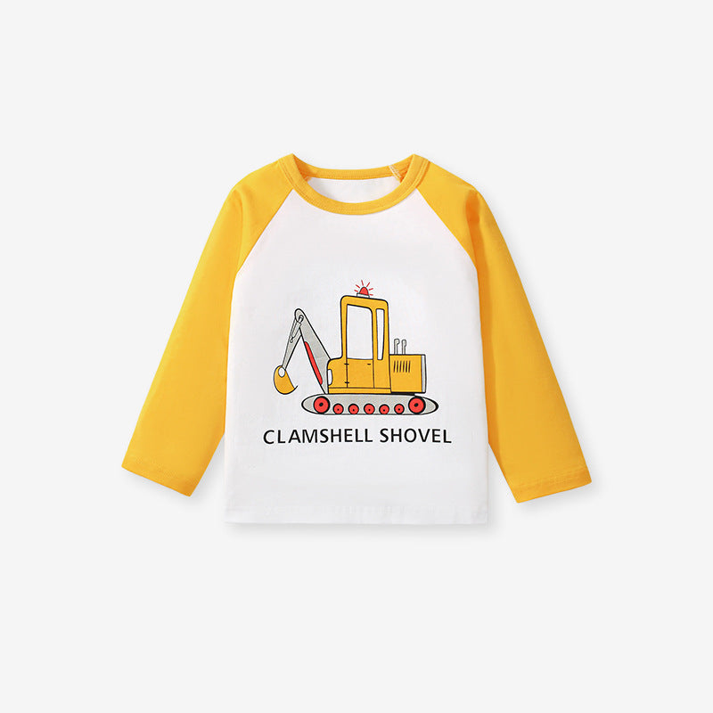 Boys Crew Neck Long Sleeve Tee