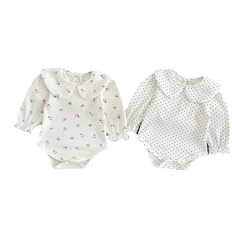 Long-Sleeve Peter Pan Bodysuit
