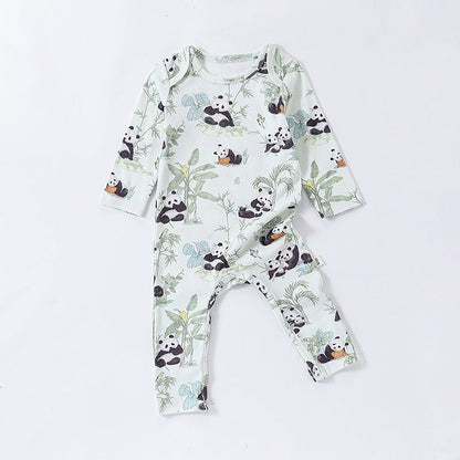 Unisex Animal Long Sleeve Romper