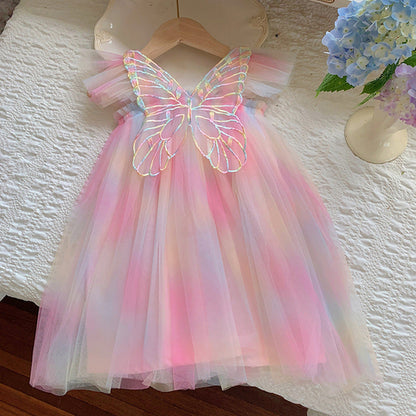 Ombré Butterfly Wings Dress
