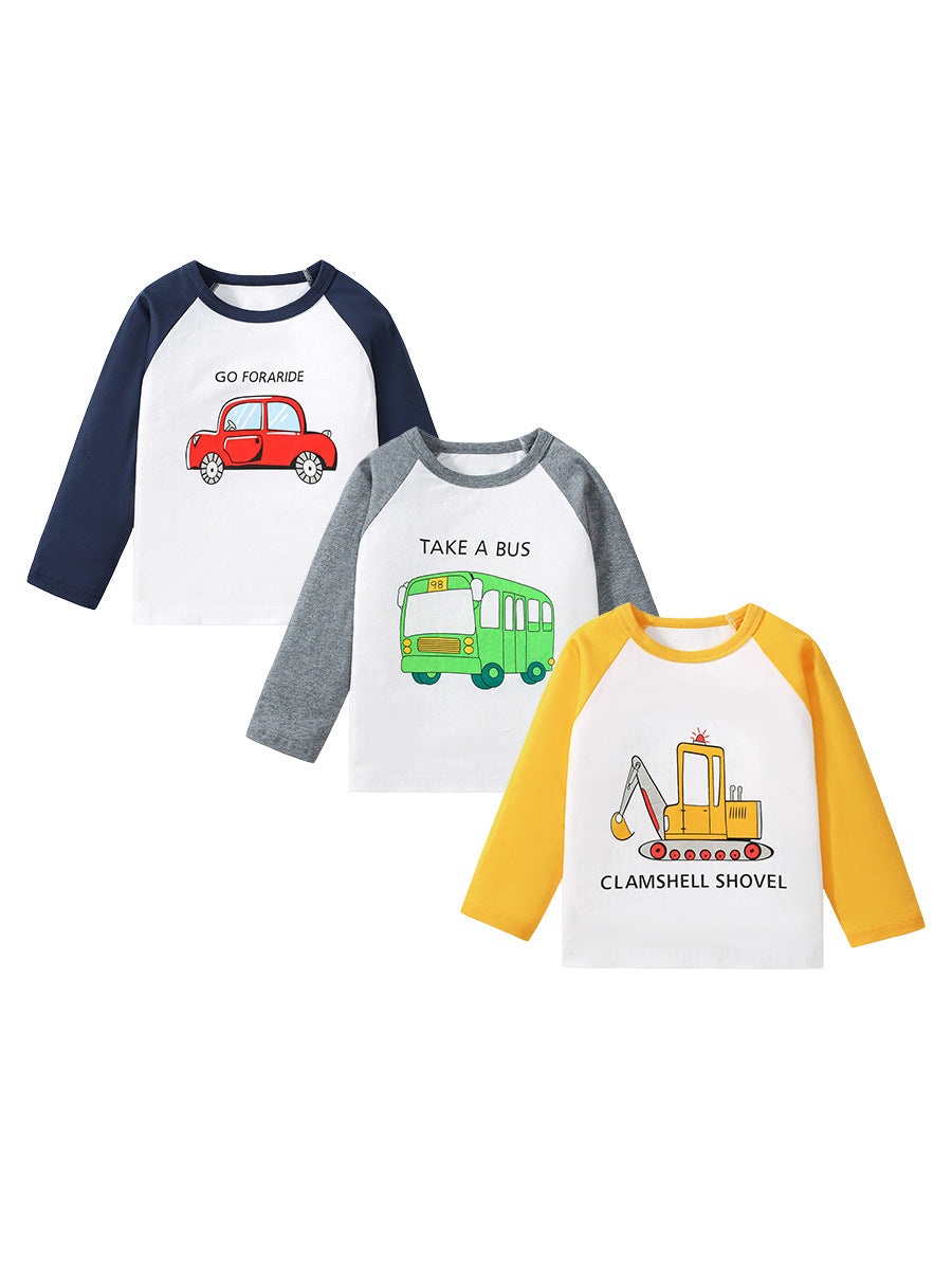 Boys Crew Neck Long Sleeve Tee