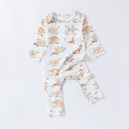 Unisex Animal Long Sleeve Romper