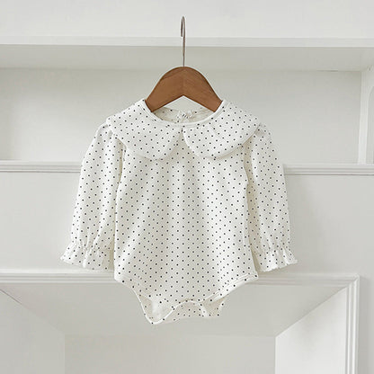Long-Sleeve Peter Pan Bodysuit