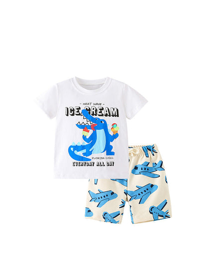Heat Wave T-Shirt And Shorts Set