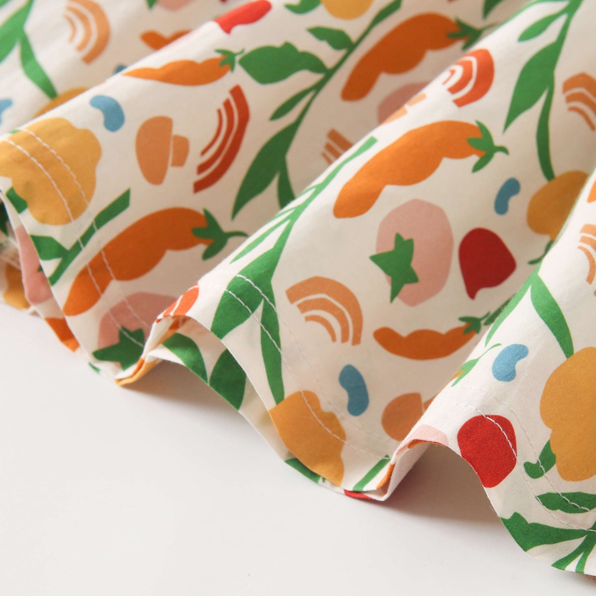 Summer Short Sleeve Print Dress