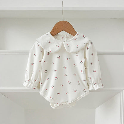 Long-Sleeve Peter Pan Bodysuit