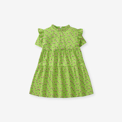 Green Flower Dress