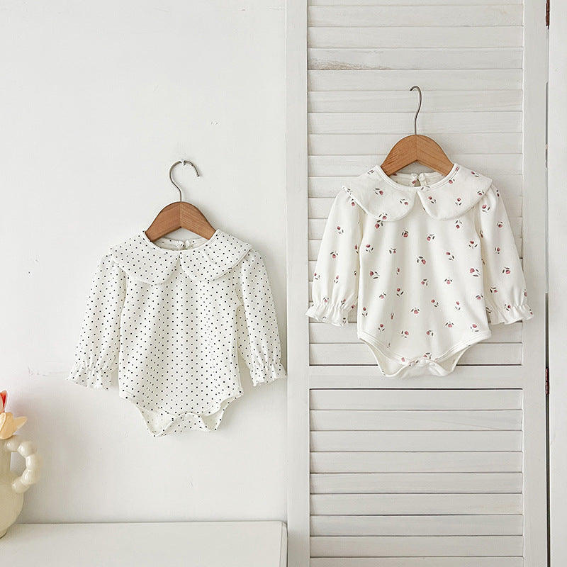 Long-Sleeve Peter Pan Bodysuit