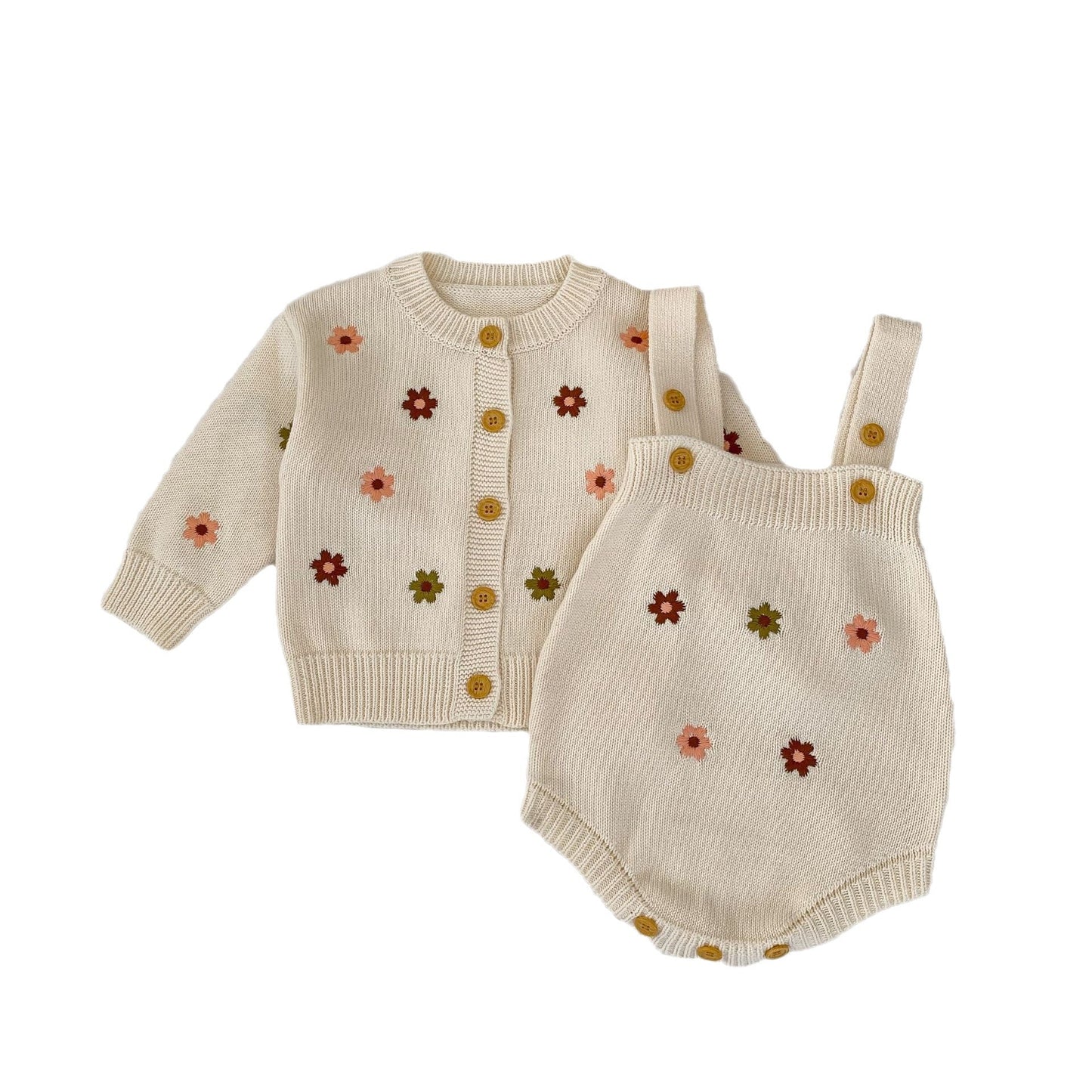 Knitted Cardigan Set