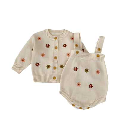 Knitted Cardigan Set