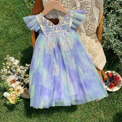 Ombré Butterfly Wings Dress