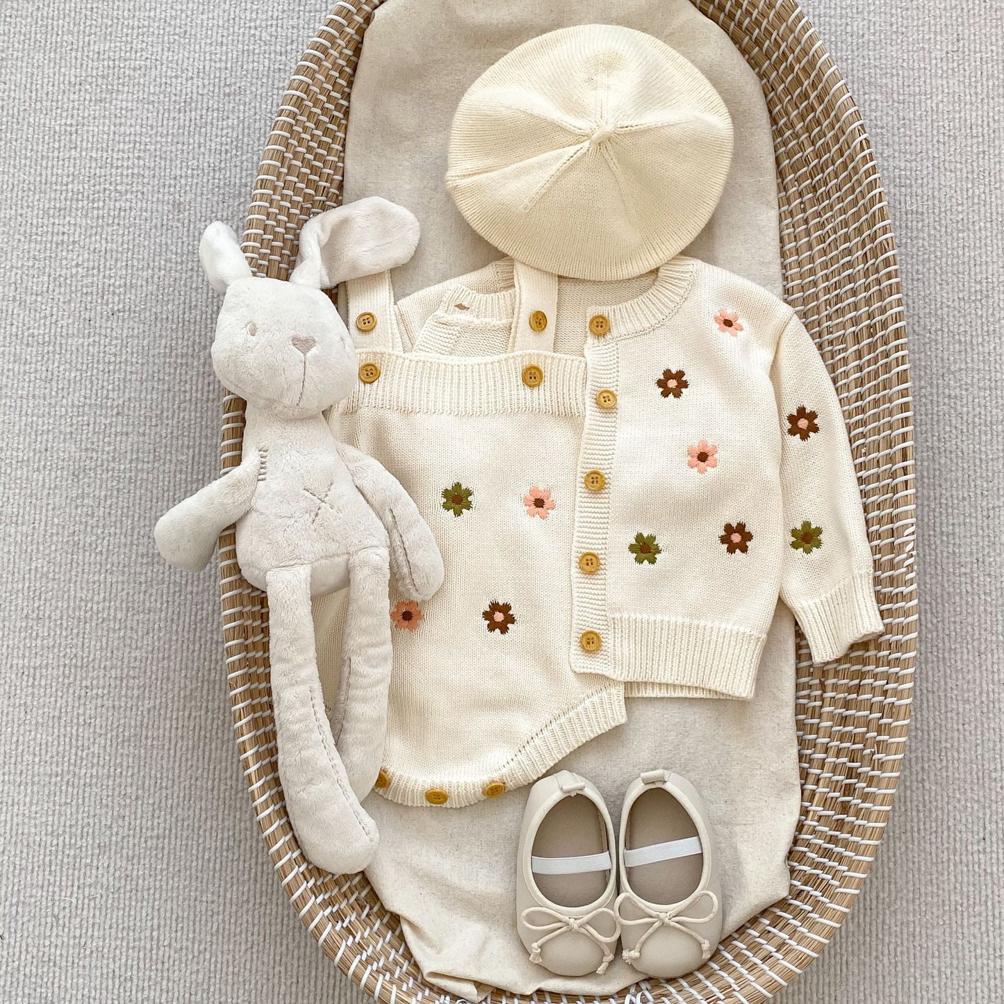 Knitted Cardigan Set