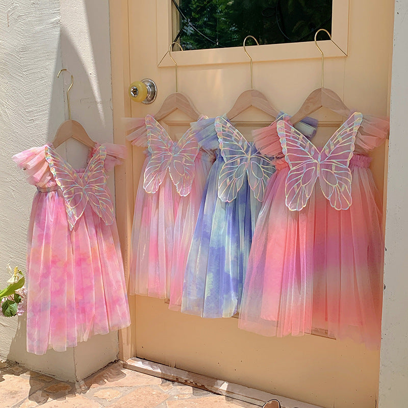 Ombré Butterfly Wings Dress