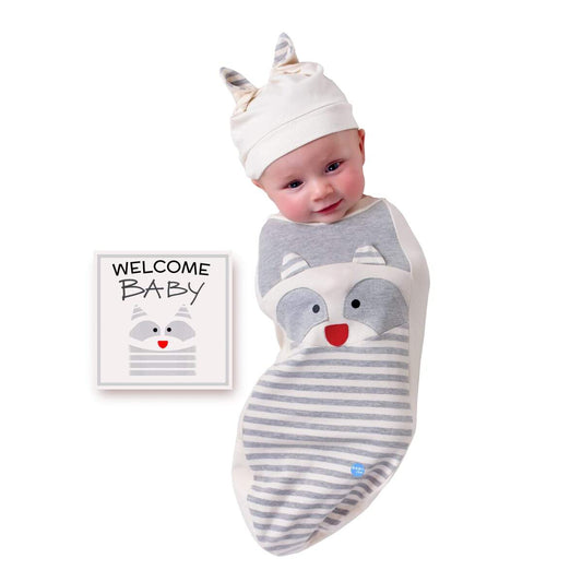 BABYjoe Raccoon Newborn Photography Set