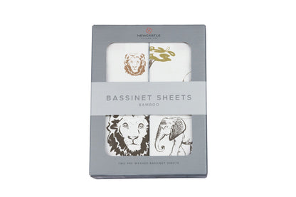 Hear Me Roar Lion and Rhinos and Elephants Bamboo Changing Pad